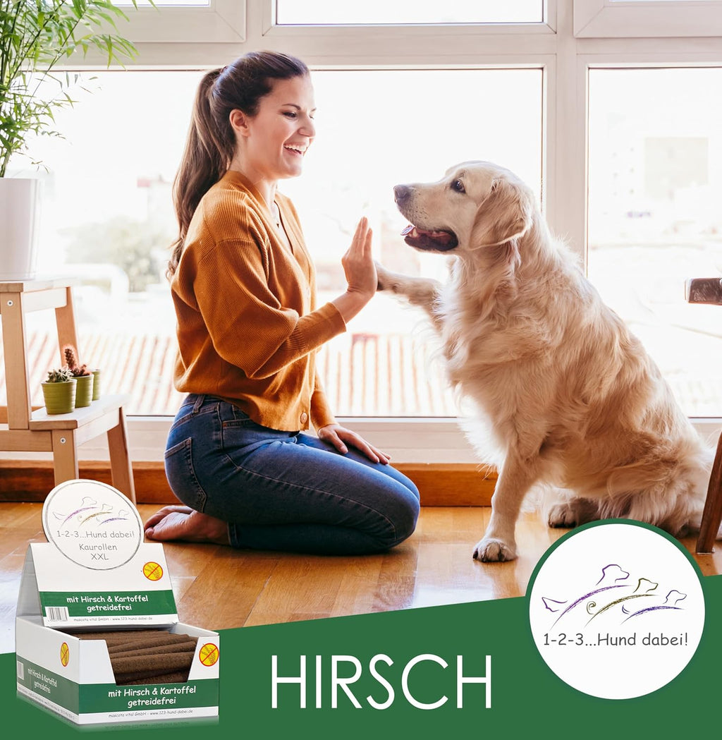 Dentalkaurolle Kaurollen XXL 50er Tray Kaustangen fuer Hunde verschiedene Sorten