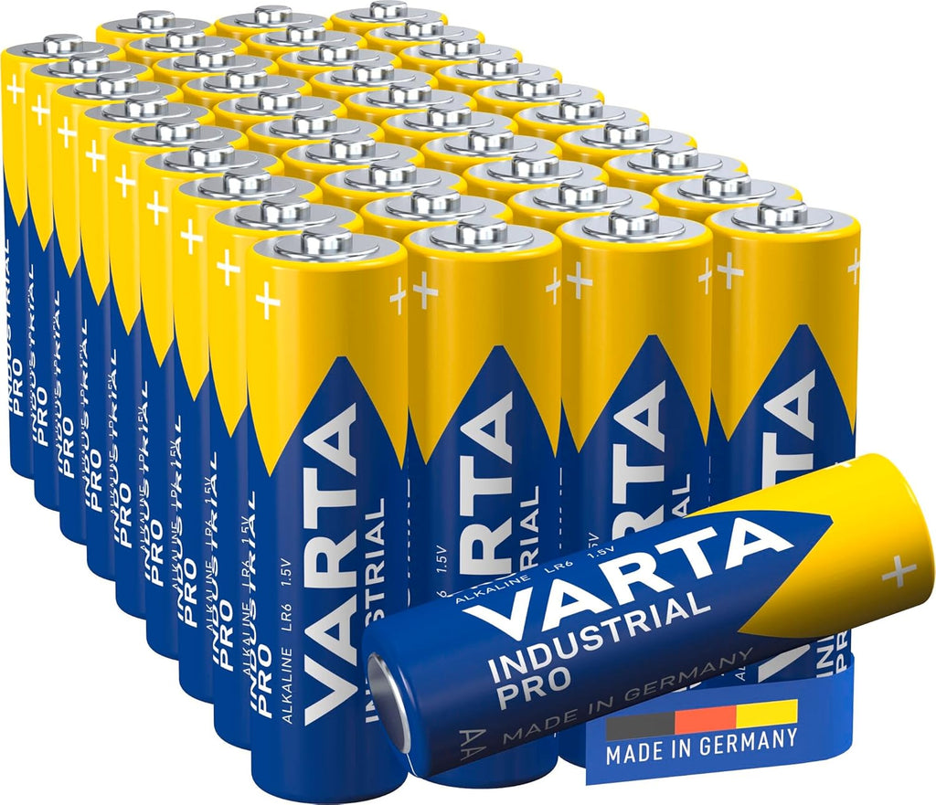 VARTA Industrial Pro AAA Alkaline Batterie 1,5V 40 Stueck Vorratspack