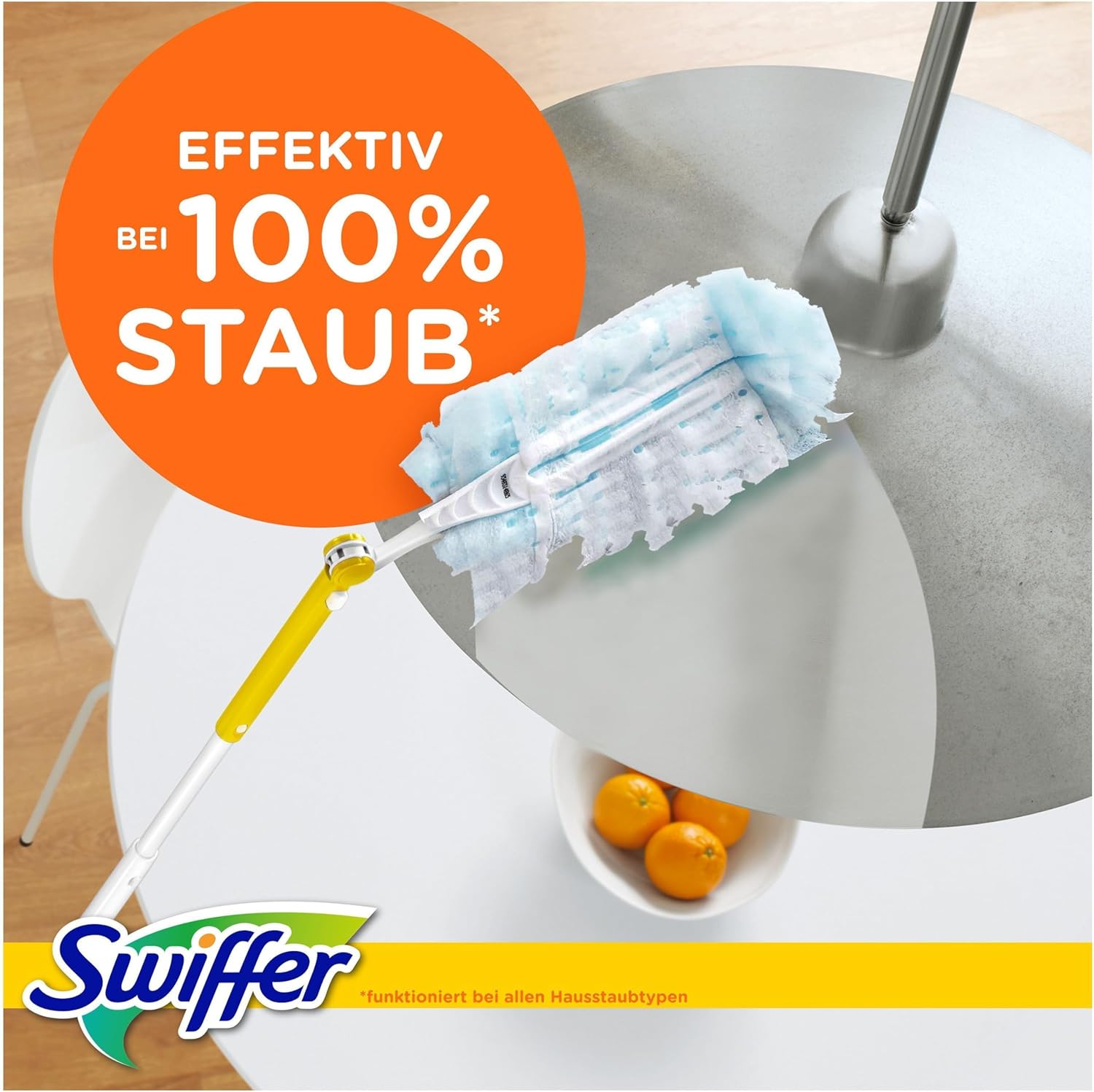 Swiffer Staubmagnet Starter Set Griff mit 13 Staubtuechern