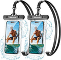 UNBREAKcable wasserdichte Handytasche 2er Set 7,0" IPX8 Universal Kristallklar
