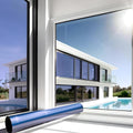 MARAPON Fensterfolie selbstklebend Sichtschutz Milchglasfolie Anti-UV 1,05x2 m (