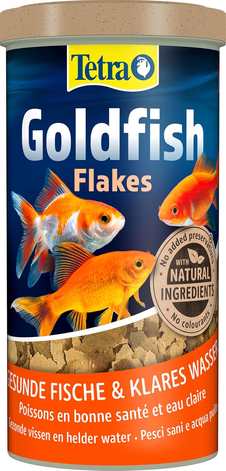 Tetra Goldfish Flockenfutter fuer Goldfische Kaltwasserfische