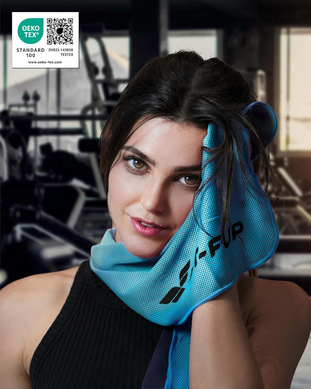 Fit-Flip Kuehlhandtuch 3er Set Mikrofaser Nackenkuehlung Sport