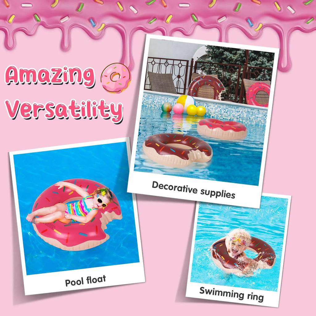 2er Set Kinder Schwimmring 70 cm Aufblasbar Schwimmreifen Pool Strand Wasserspie