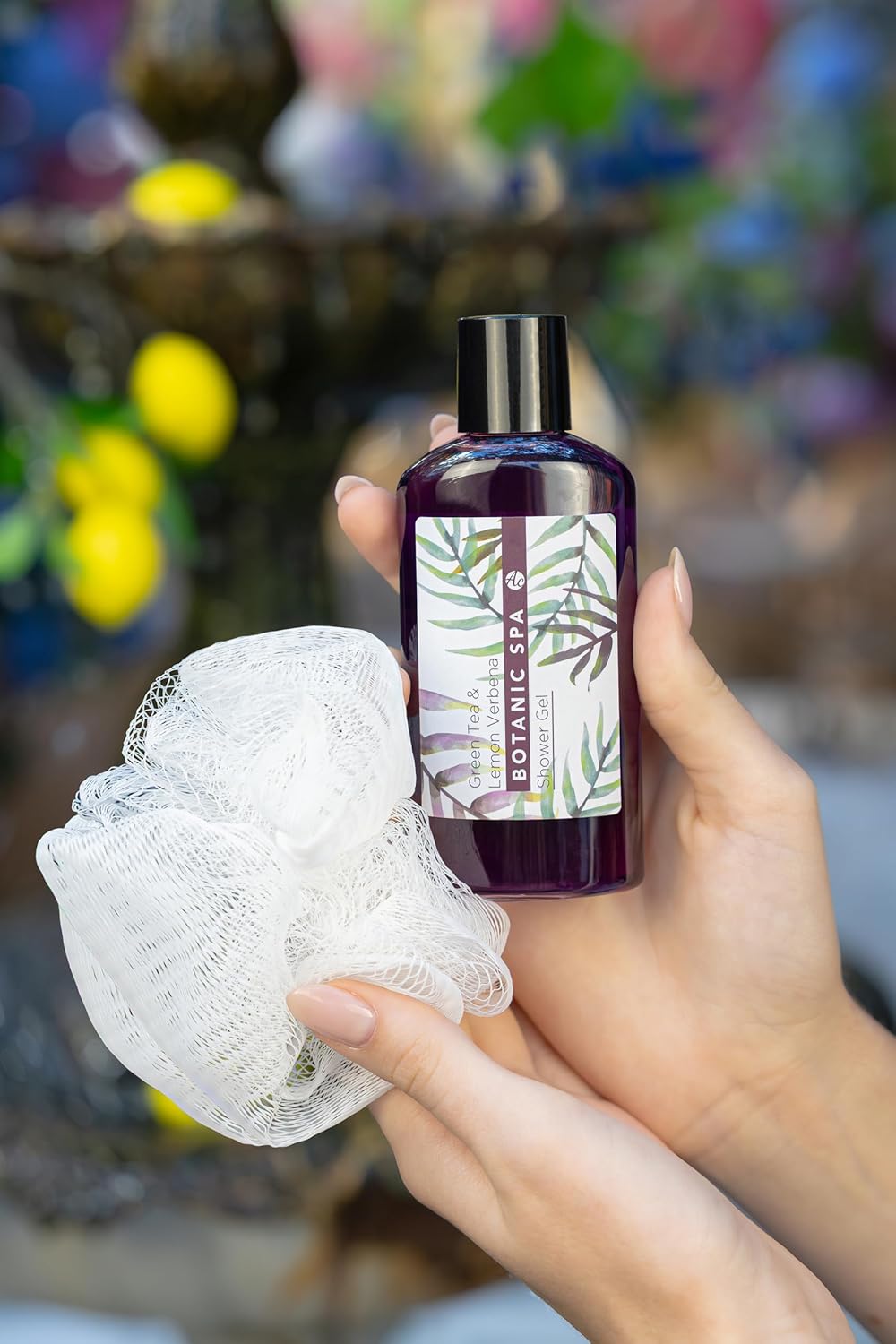 Accentra Badeset Olive Spa 4-teilig Damen Wellness Geschenkset Bade-Set