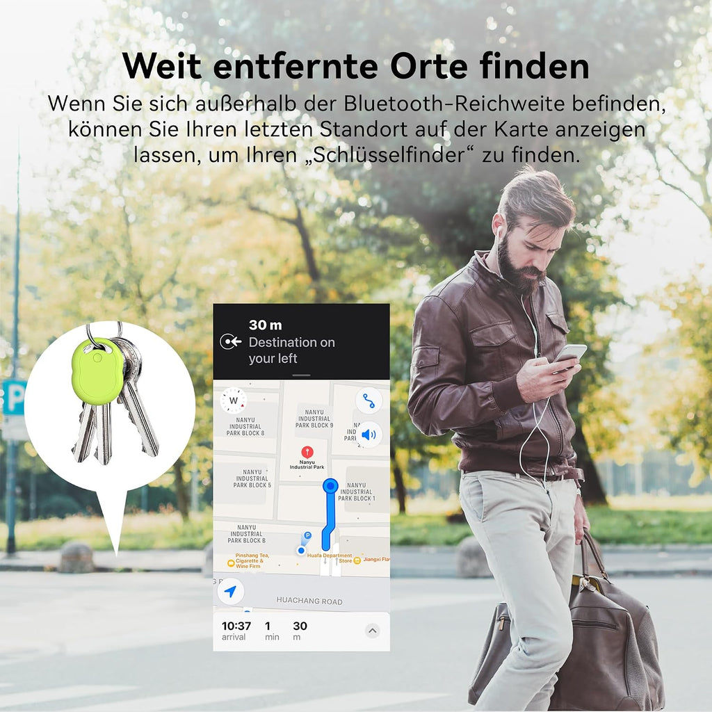 Air Tracker Tag Apple MFi Schluesselfinder Bluetooth iOS 4 Farben