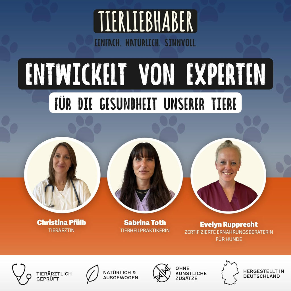 TIERLIEBHABER Hundenassfutter Dose 91% Fleischanteil 8 Sorten Packung