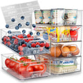 Kuehlschrank Organizer Set 6 Stueck Aufbewahrungsbox BPAfrei Kunststoff