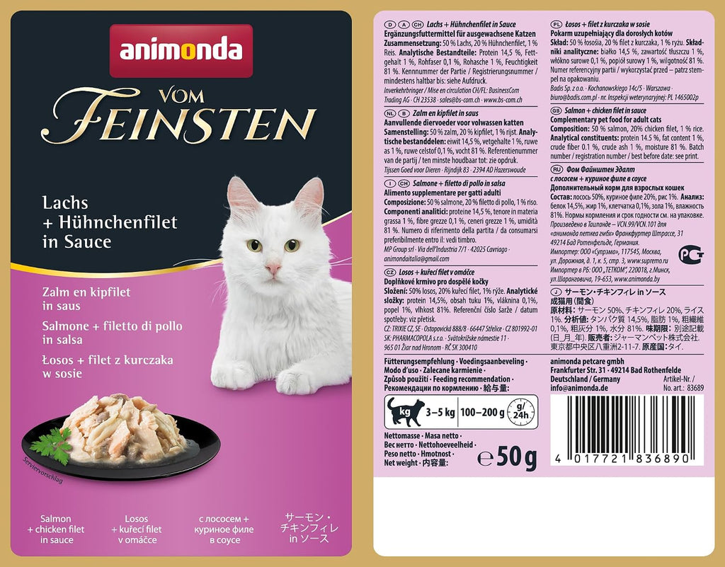 animonda Vom Feinsten Filet Kreationen Katzennassfutter verschiedene Sorten