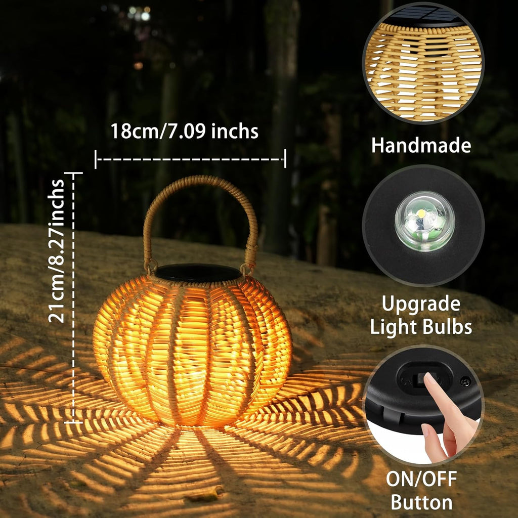 Solarlampen Aussen haengend 2er Set IP65 wasserdicht Balkon Garten Terrasse Deko