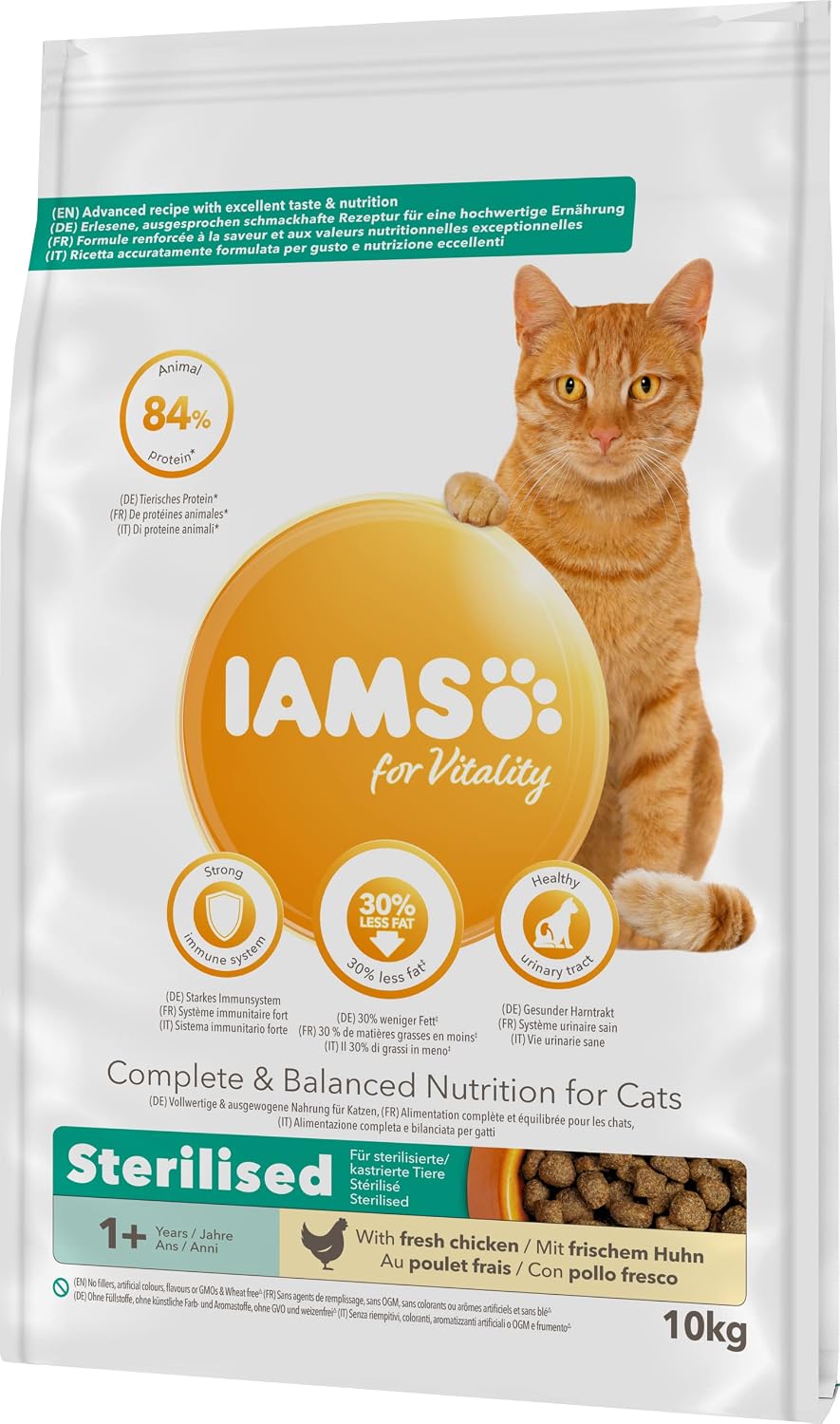IAMS Sterilised Katzenfutter Huhn Trockenfutter ab 1 Jahr