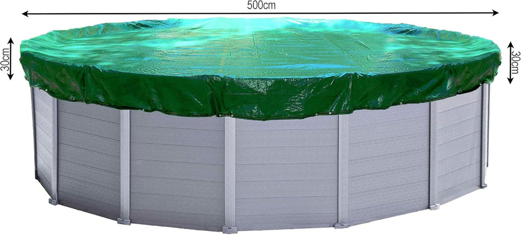 Quick Star Rundabdeckplane Ø420 cm fuer 320-366 cm Pool /m² PE 200cm-650cm