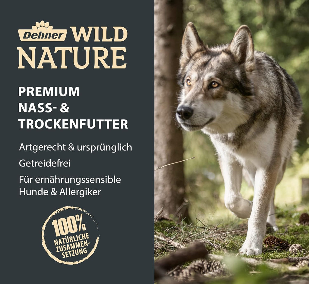 Dehner Wild Nature Hundetrockenfutter Adult 12 kg Pferd getreidefrei empfindlich