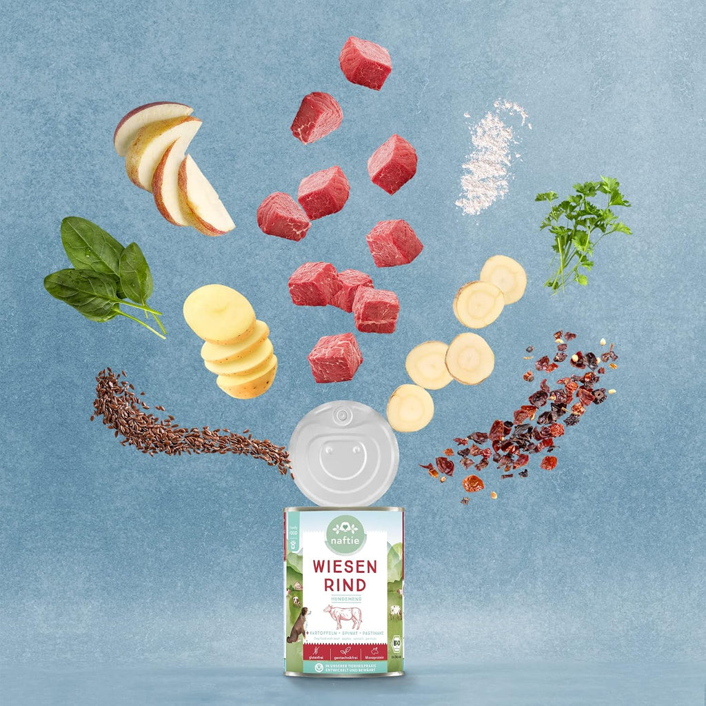 Bio Hundefutter Nassfutter 4 Sorten Testpaket 4x800g glutenfrei fettarm -800