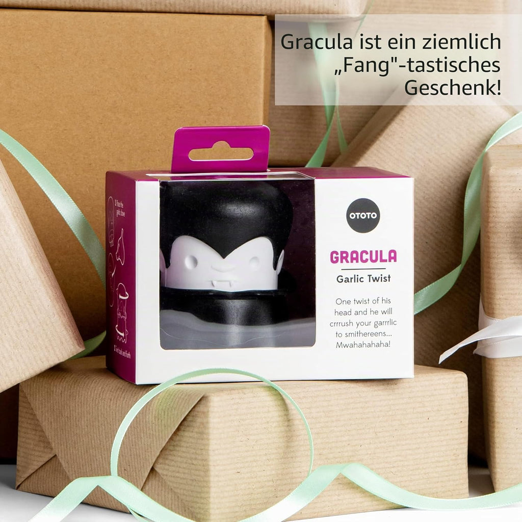 OTOTO Gracula Knoblauchschneider Knoblauchpresse Twister ohne BPA spuelmaschinenf
