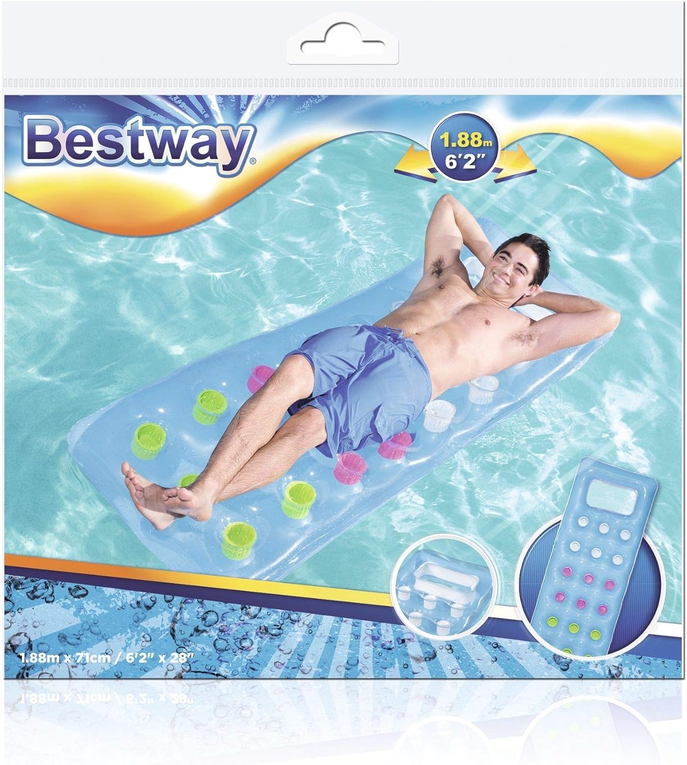 Bestway Luftmatratze Fashion Lounge 71cm Aufblasbar Wasserliege