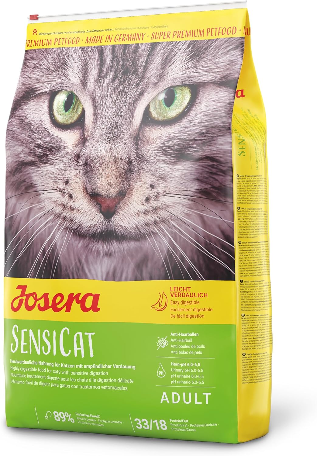Katzenfutter SensiCat verschiedene Sorten Gefluegel Geschmacklos weizen
