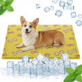 Qoosea Kuehlmatte fuer Hunde Katzen 50x65 cm selbstkuehlend faltbar Gel