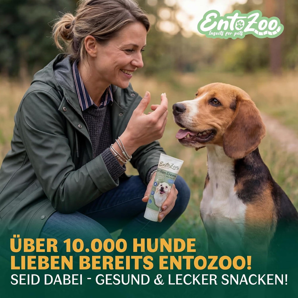 Hundesnack Insekten Erdnuss Leberwurst Tube verschiedene Sorten