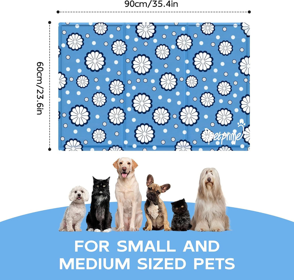 Pet Prime Kuehlmatte 50x40 cm fuer Hunde Haustierkuehlmatte Kiste Huette Bett