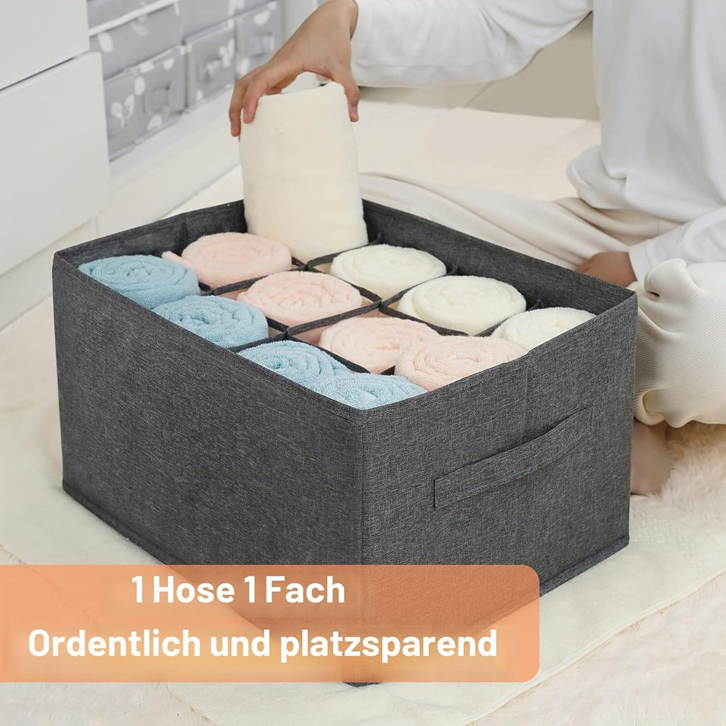 Kleiderschrank Organizer 12 Zellen Schubladen Aufbewahrungsbox fuer Kleidung