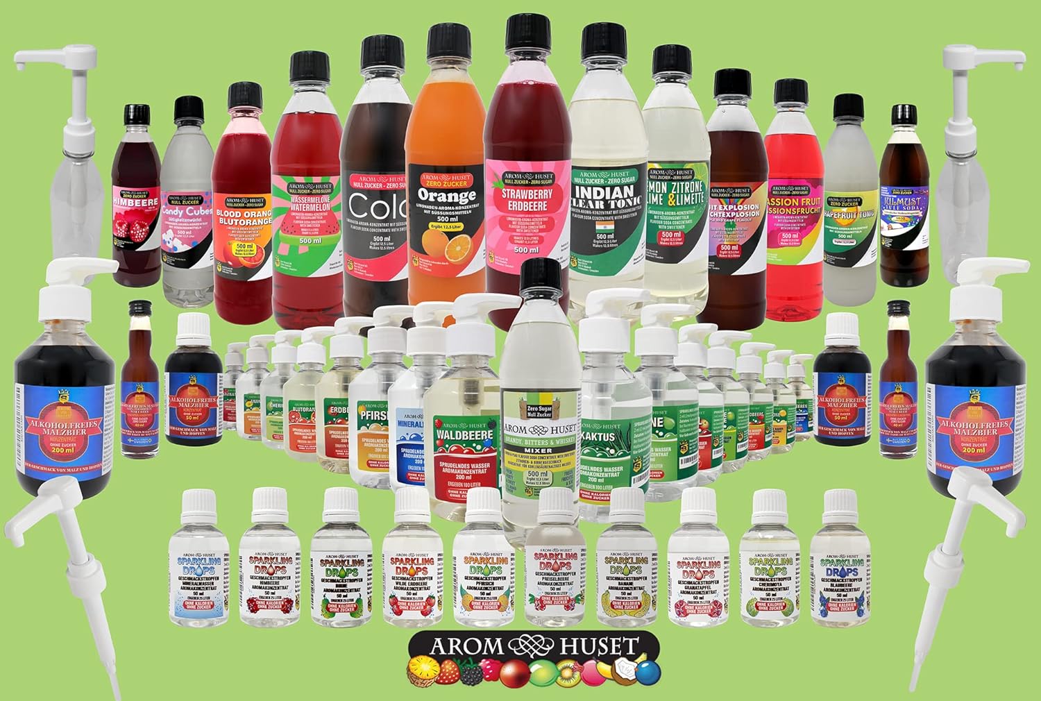 Indian Tonic Sirup Konzentrat zuckerfrei verschiedene Sorten