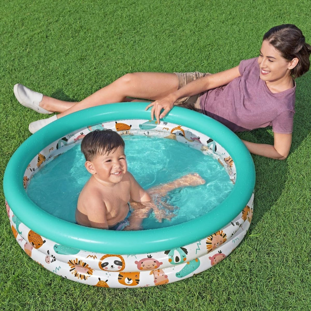 Bestway Planschbecken Coral Reef Crew Ø 102 x 25 cm Kinderpool