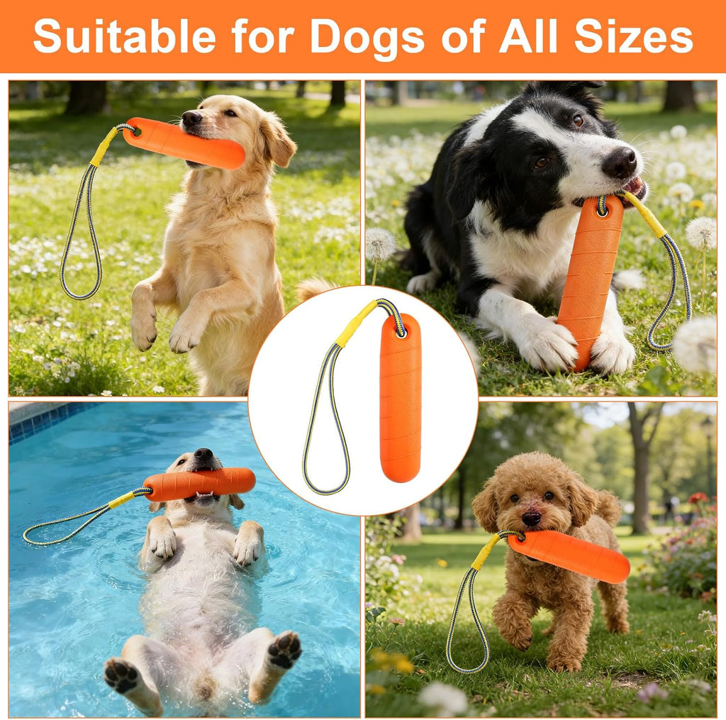 DUTIFUL Hundespielzeug Wasserspielzeug schwimmend mit Nylonseil Gr. Mittel/Gross