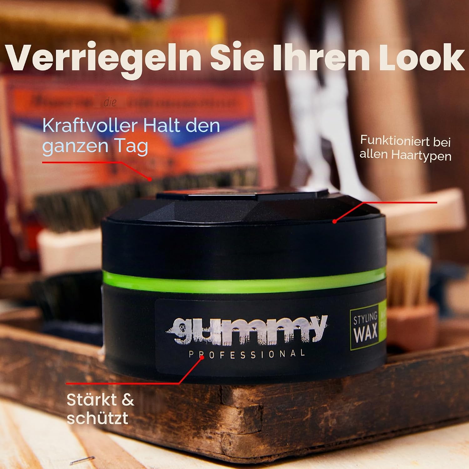 Gummy Professional Casual Look Haar Styling Wax Matt
