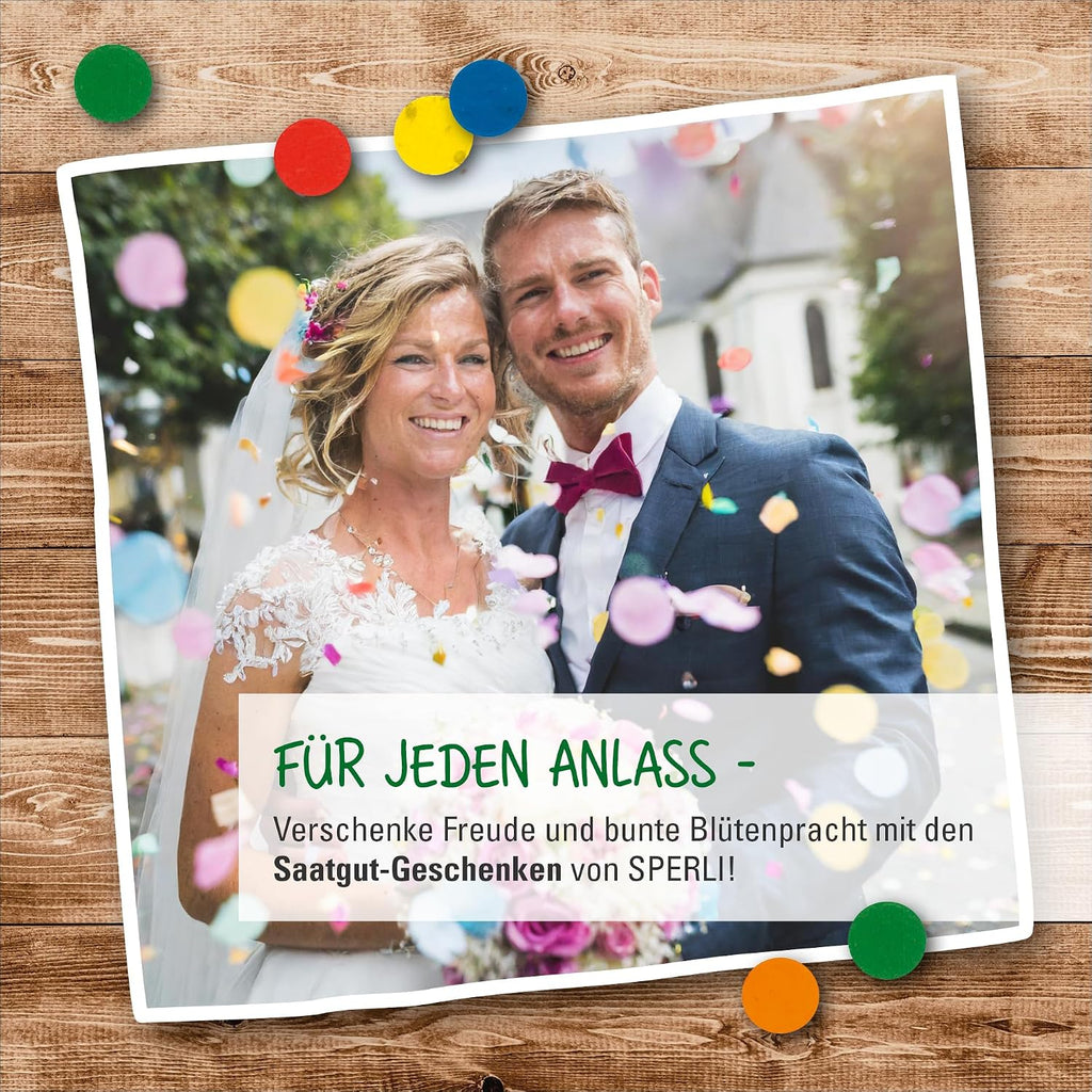 Blumensamen Set Streublumen Konfetti Saatgut Geschenk Mischung