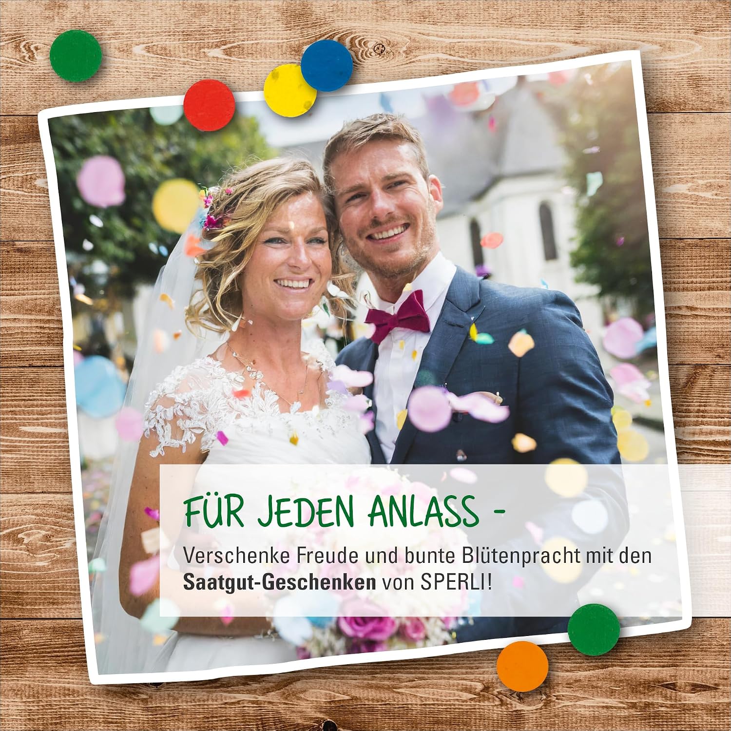 Blumensamen Set Streublumen Konfetti Saatgut Geschenk Mischung