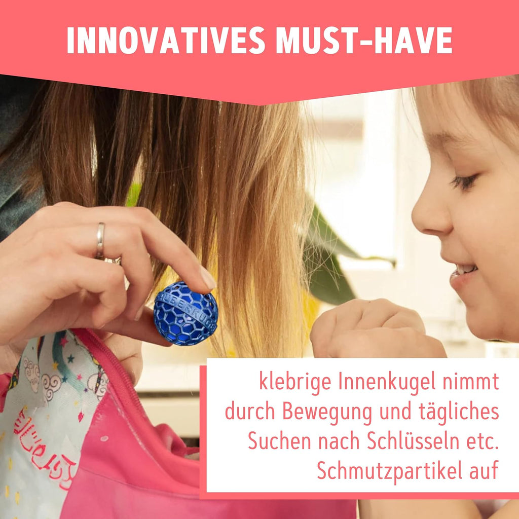 Sauberkugel Taschenreiniger wiederverwendbar fuer Handtaschen Polsterung