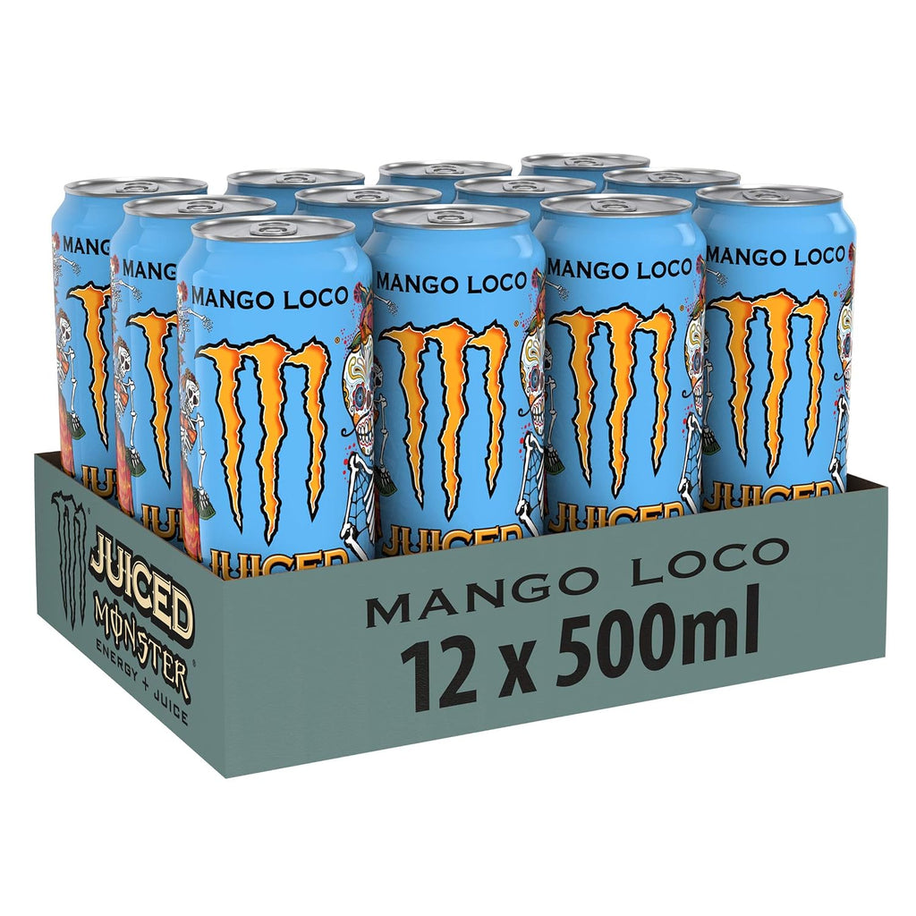 Monster Energy Mango Loco Dose, 12 x, verschiedene Sorten