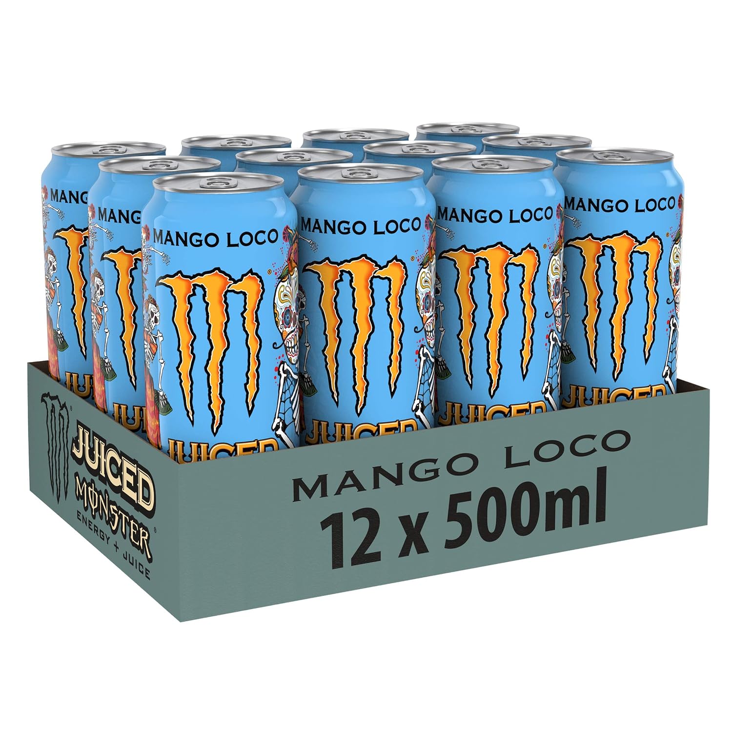 Monster Energy Mango Loco Dose, 12 x, verschiedene Sorten