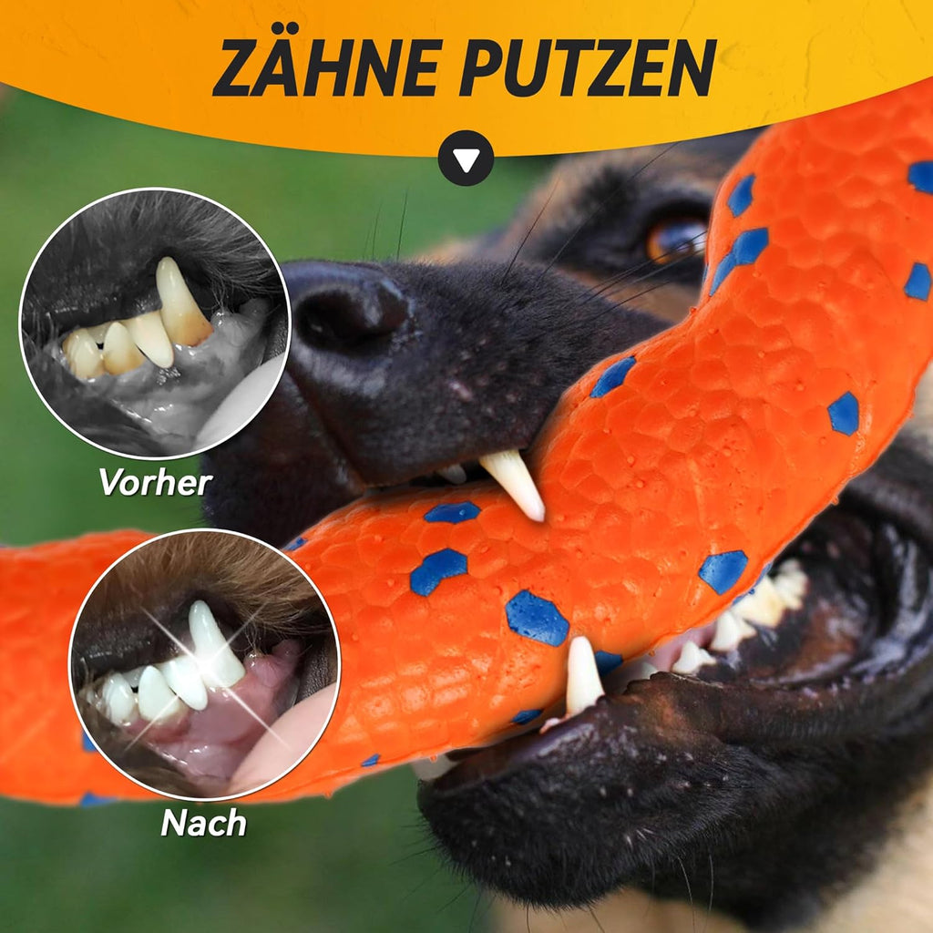 Kauring Hundespielzeug Schwimmender Wurf- und Trainingsring fuer Hunde