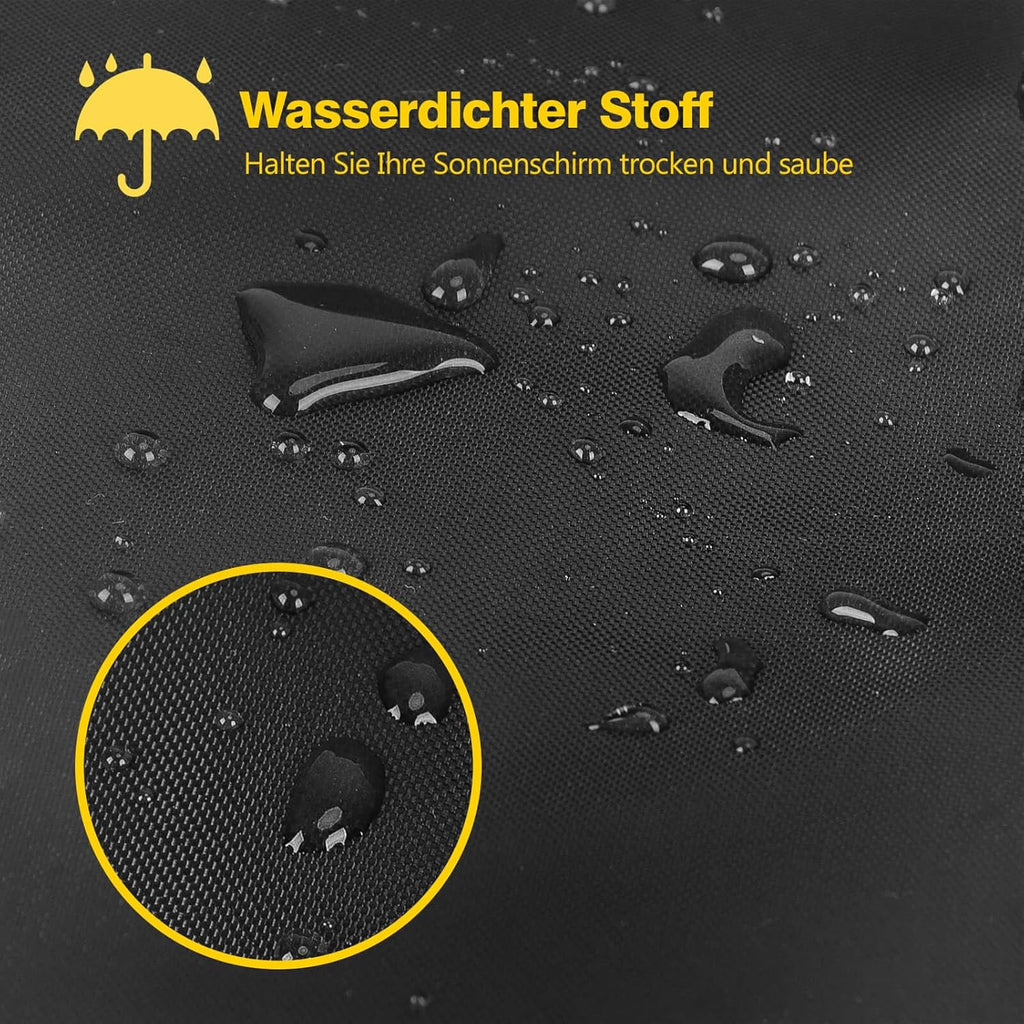 Reinalin Schutzhuelle fuer Sonnenschirm mit Stab 175×30,5/36,5 cm 27cm-50cm