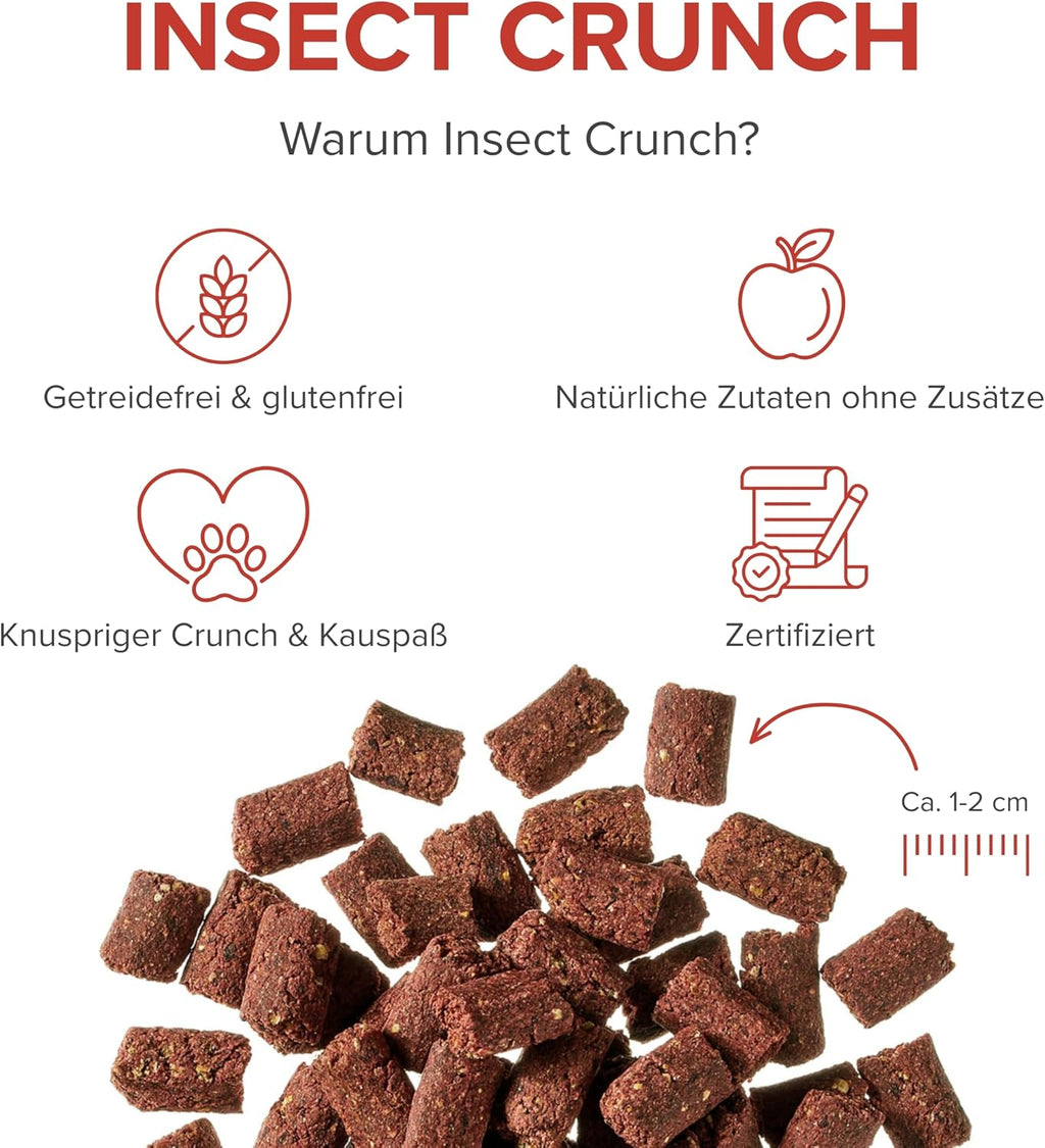 Insect Crunch Hundeleckerli Insektenprotein Gemuese getreidefrei verschiede