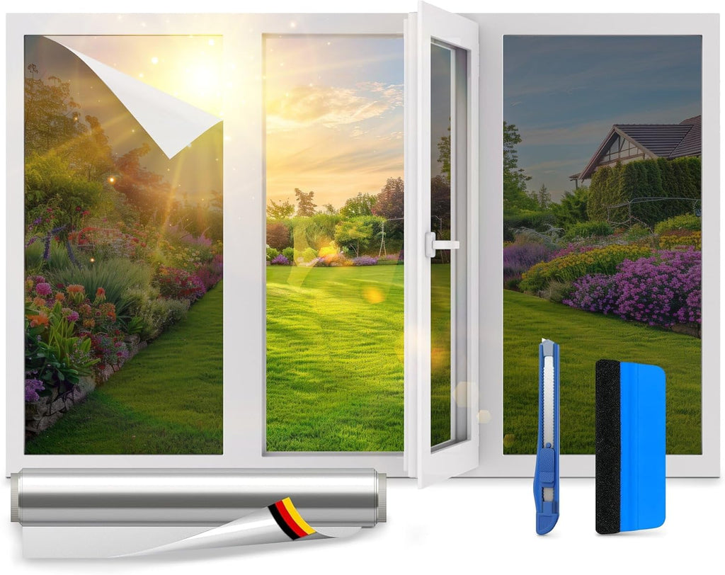 Fensterfolie Milchglas selbsthaftend Sichtschutz Anti-UV 90 x 200cm 200cm-400cm
