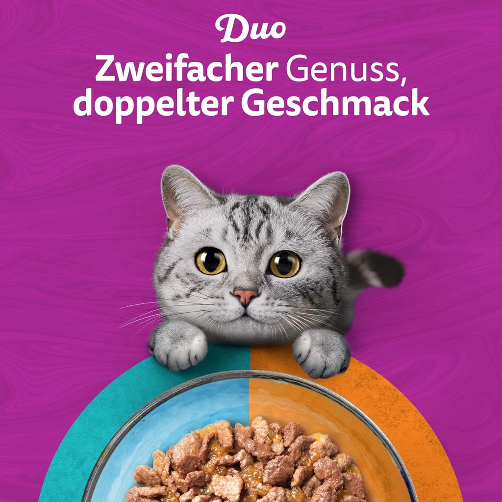Whiskas Adult 1+ Tasty Duo Surf & Turf 84x85g Nassfutter in Gelee