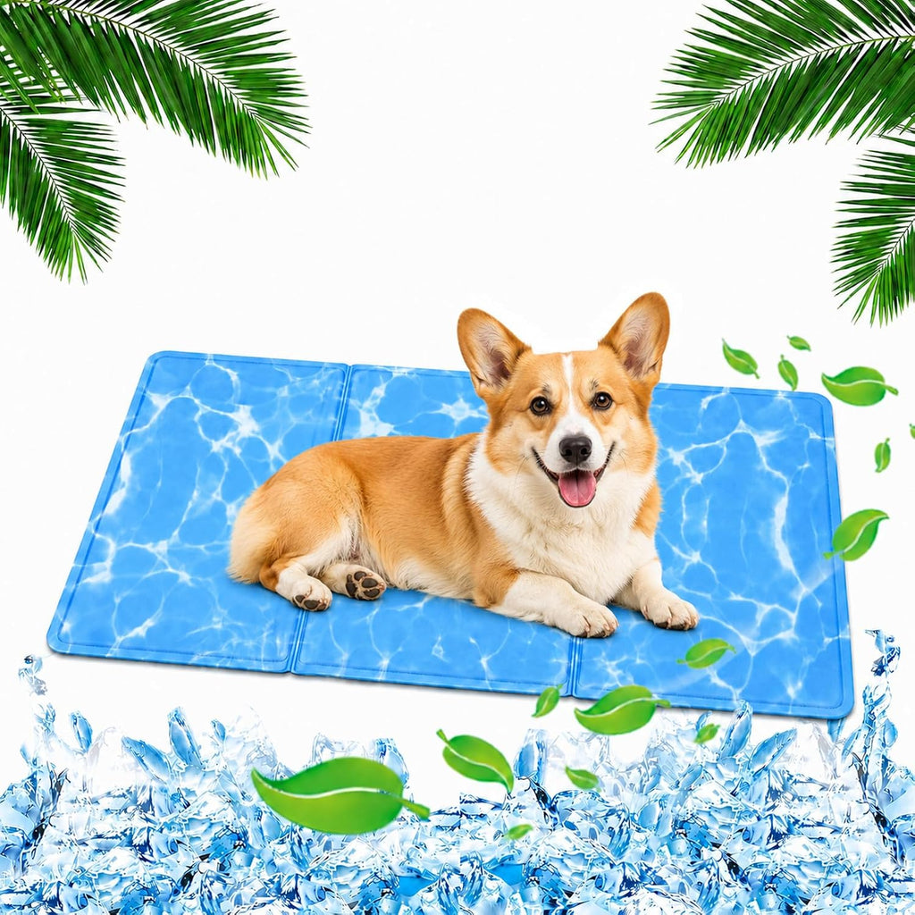 Kuehlmatte Hund 40x50 cm Selbstkuehlende Wasserdichte Hundematte M 2cm