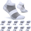 FALARY 10 Paar Sneaker Socken Baumwolle Herren Damen Kurz Sportsocken
