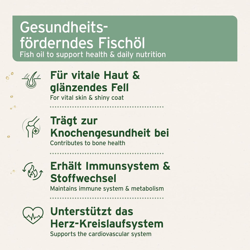AniForte Lachsöl Hund Omega-3 Omega-6 Fischöl Lebensmittelqualität