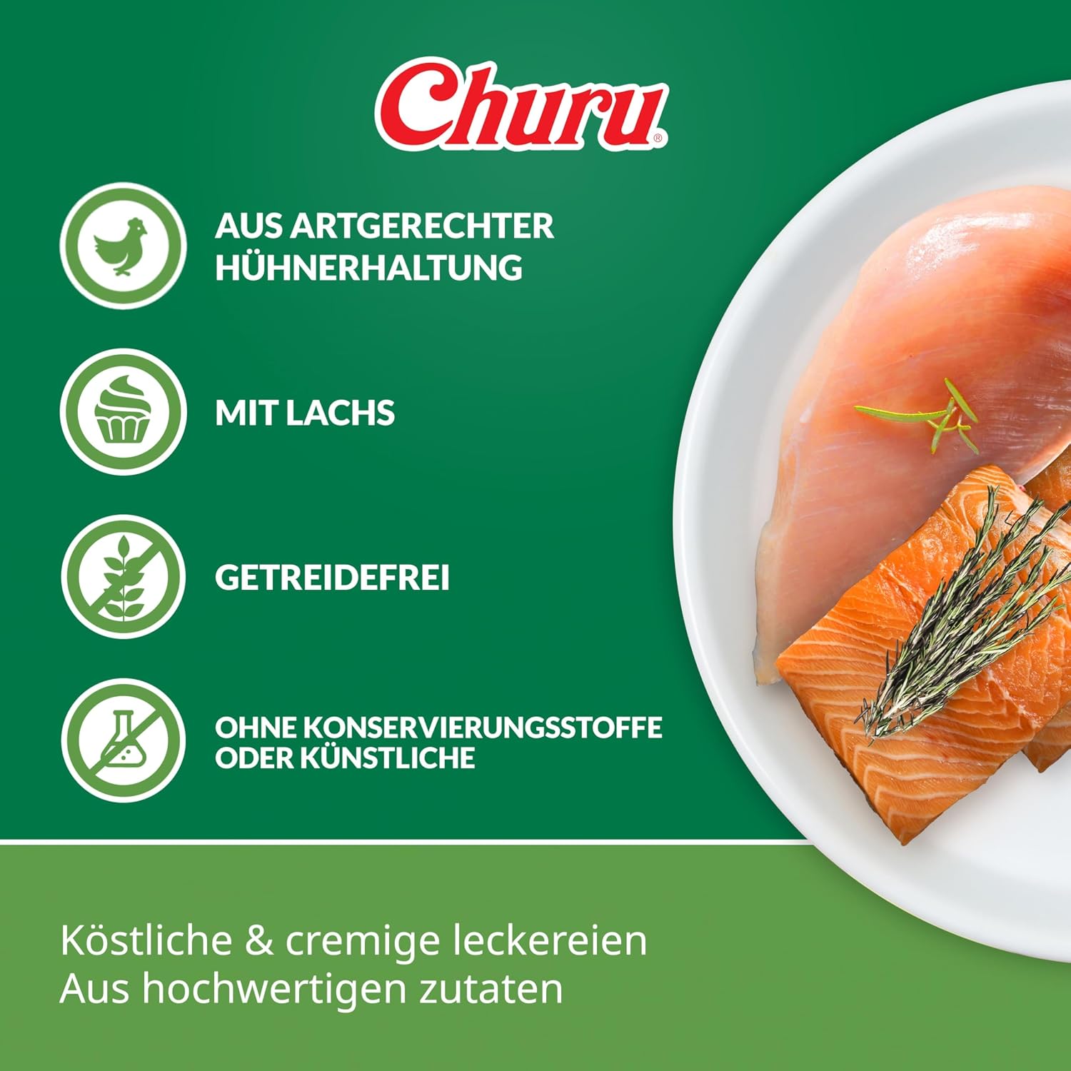 INABA Churu Rolls Hundesnack verschiedene Sorten Huhn