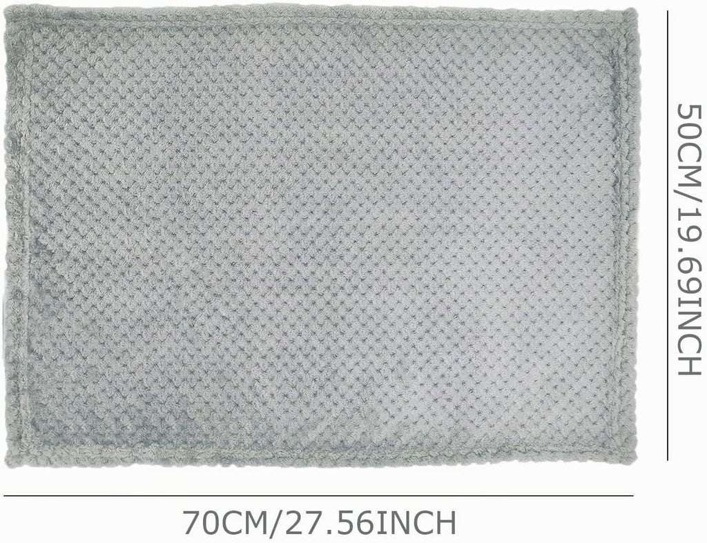 TSHAOUN Hundedecke 70x50 cm doppelseitig Fleece weich Katze Haustier