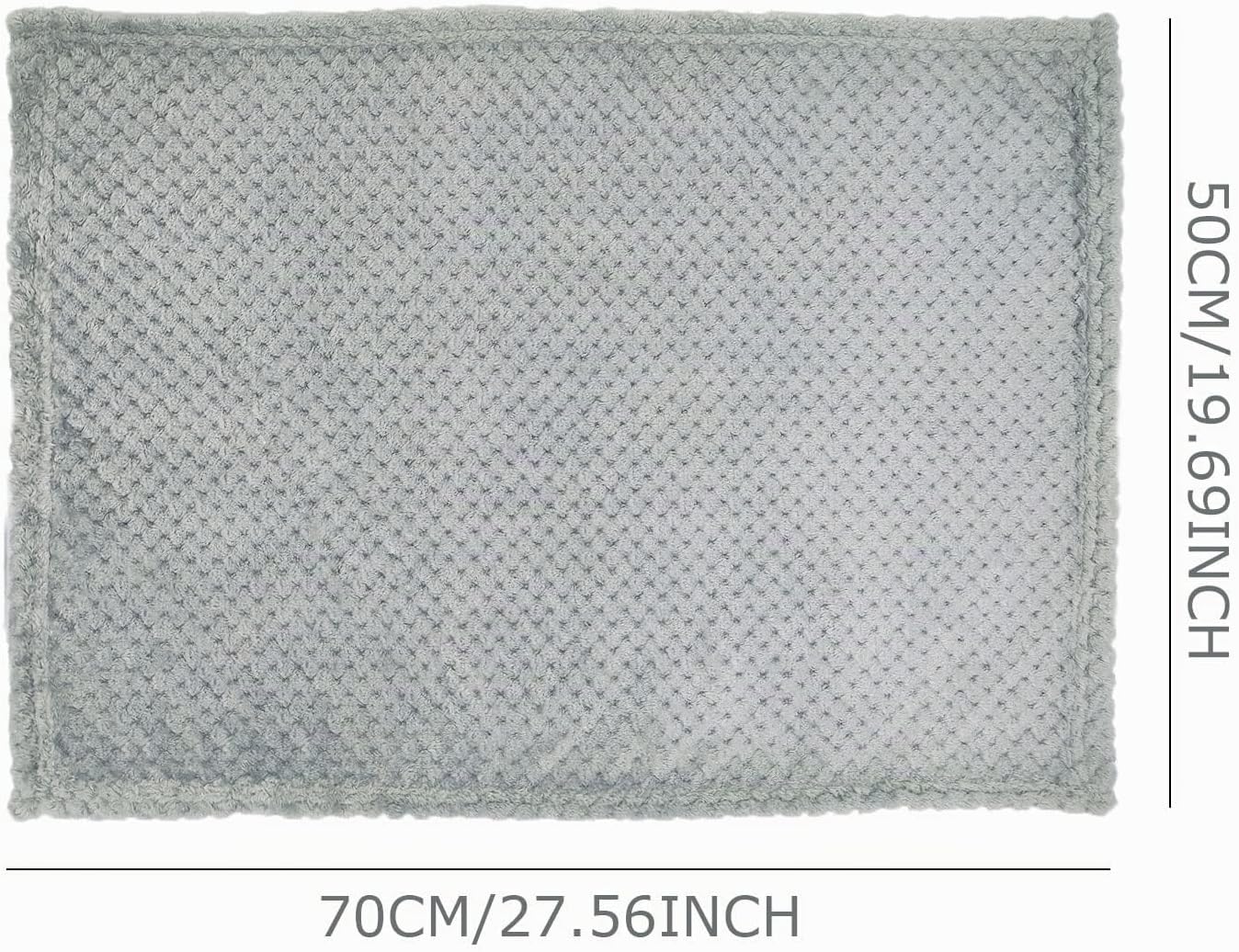 TSHAOUN Hundedecke 70x50 cm doppelseitig Fleece weich Katze Haustier