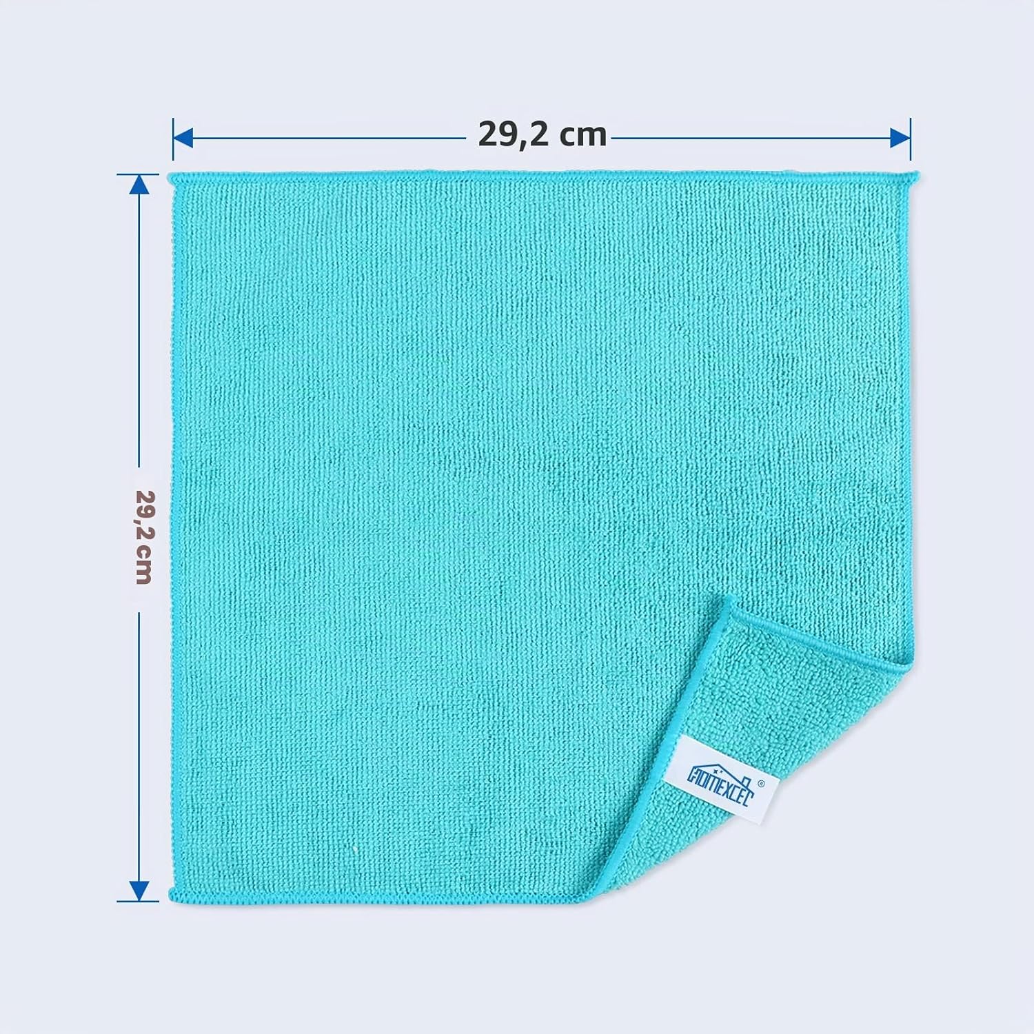 Mikrofasertuecher 100 Stueck 30x30 cm Reinigungstuecher Putzlappen