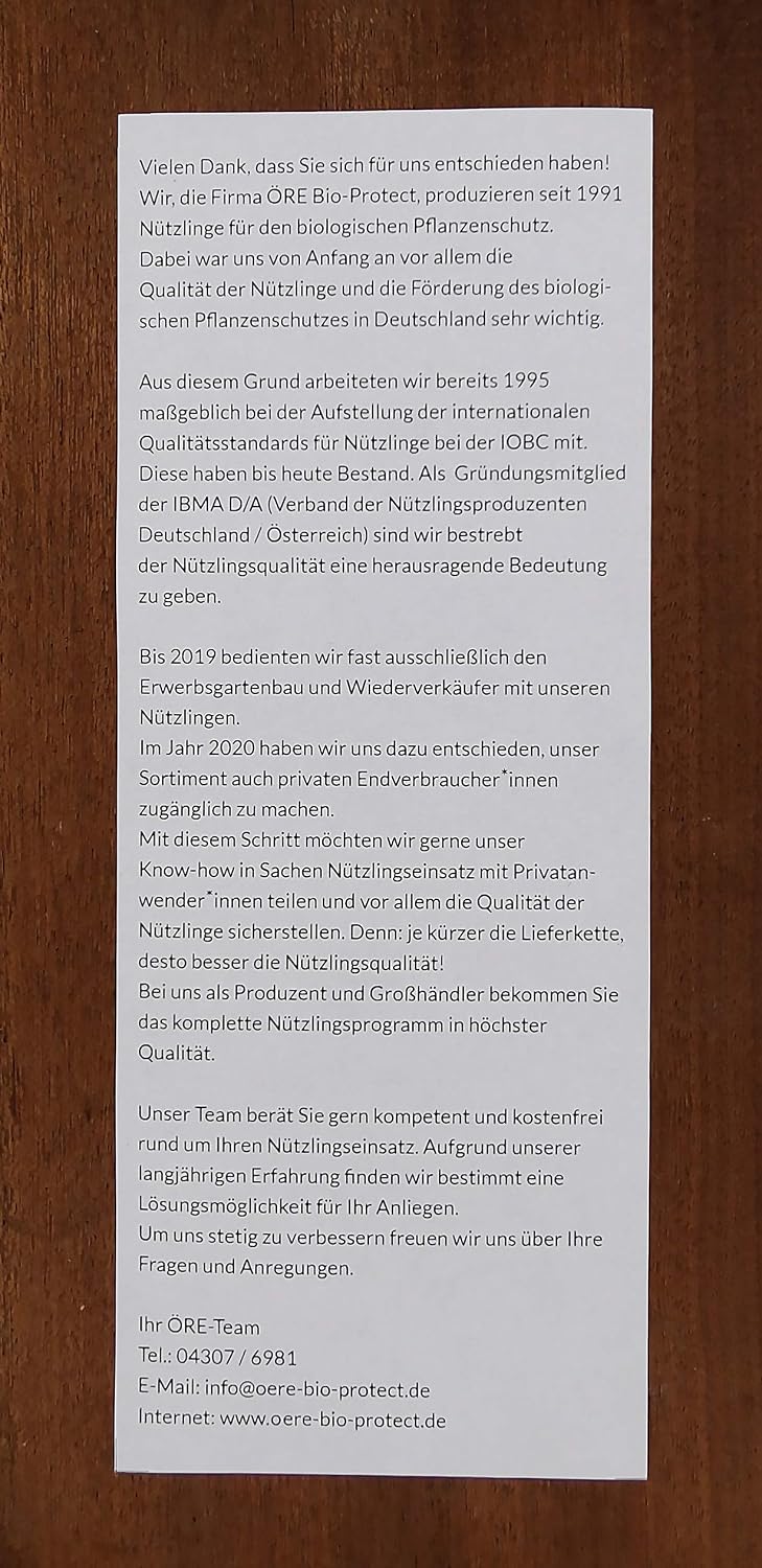 nemabest SF Nematoden 6 Mio. fuer 60 Pflanzen / 12 m² gegen Trauermuecken