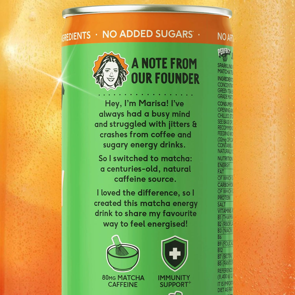 PerfectTed Energy Drink Apfel Himbeere 12 x verschiedene Sorten
