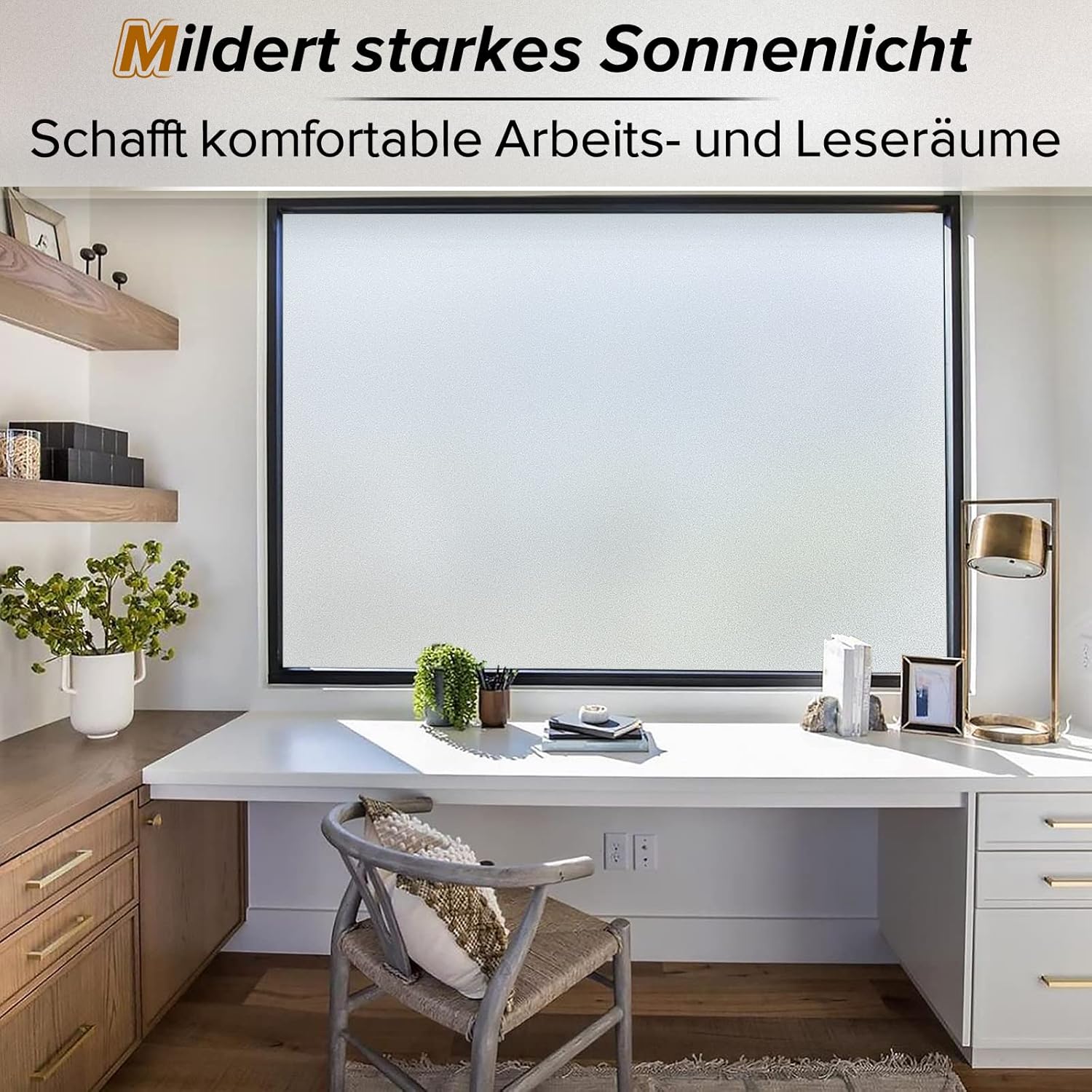 rabbitgoo Sonnenschutzfolie Silber 90x200 cm Fensterfolie Hitzeschutz 120cm-1000