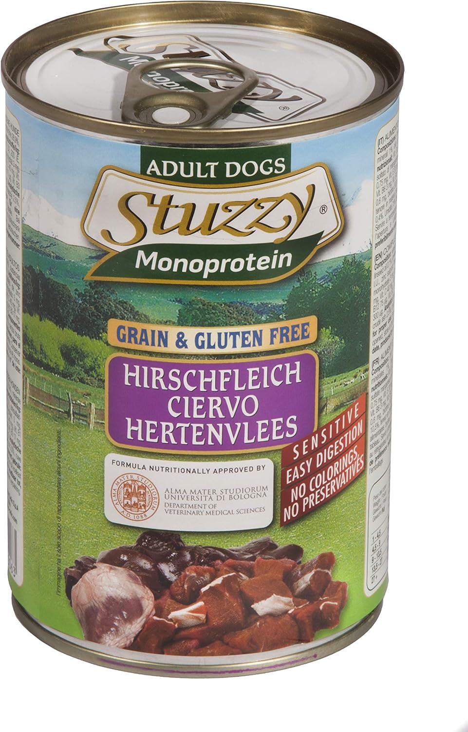 Stuzzy Dog Monoprotein Hirsch Hundefutter nass 6 x
